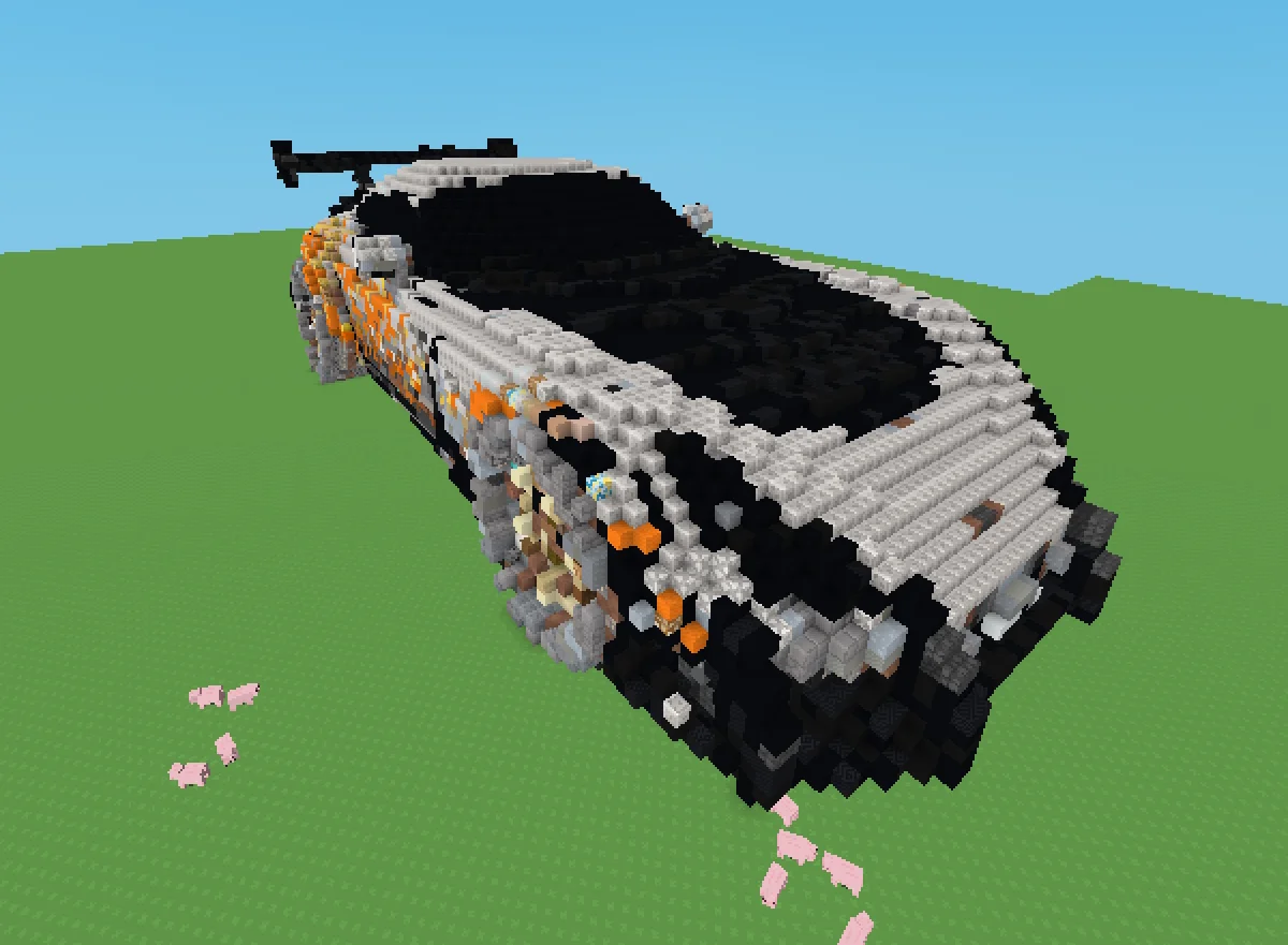 A8 TVR Sagaris Special Edition In Bloxd (No Shaders, Chair Happi)