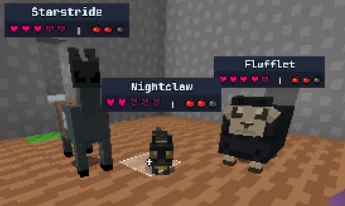 My black herd of pets in Survival