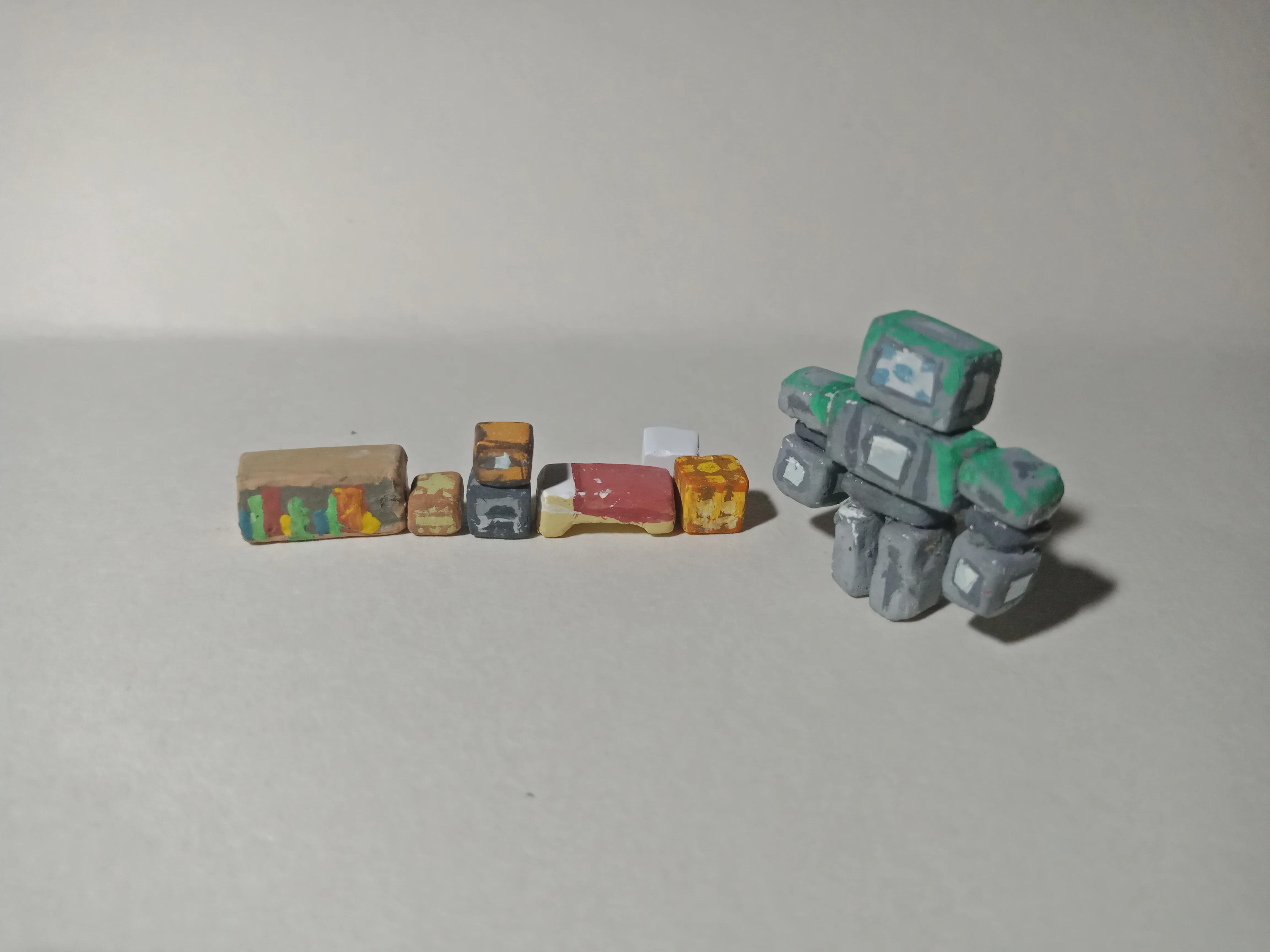 I added bookshelves, that's it