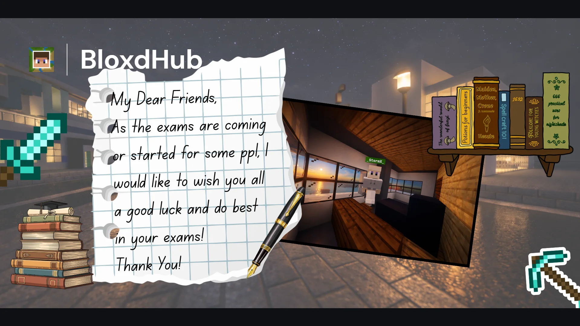 Good Luck For Your Exams!