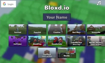 This is once what Bloxd.io looked like once upon a time