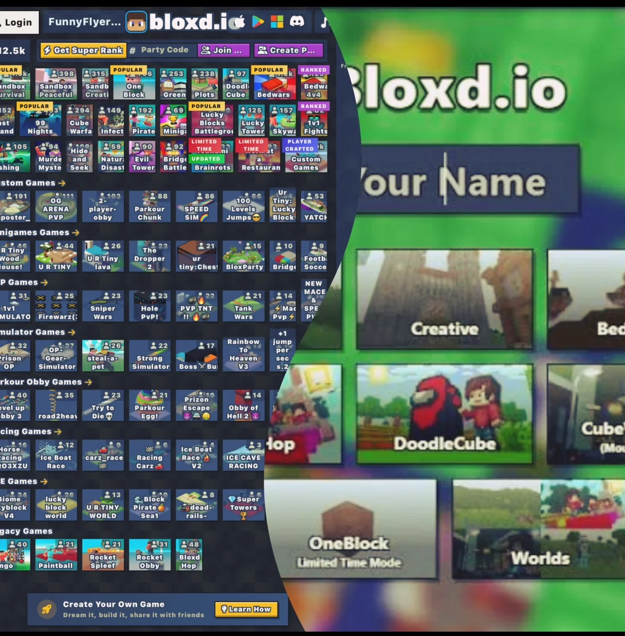 Look at how much bloxd io has grown since 2021!