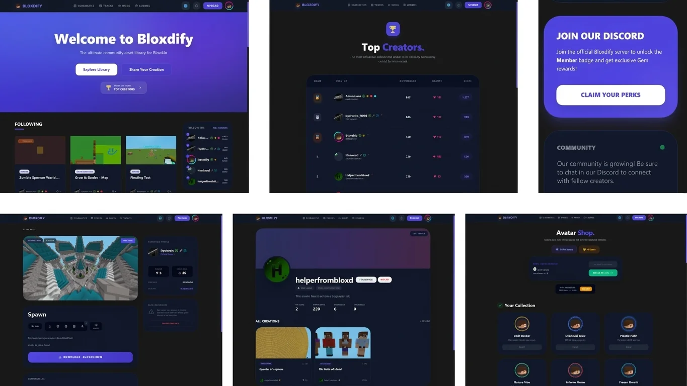 Bloxdify - Share Schematics, Mods, and T-Packs! Promote Lobbies!