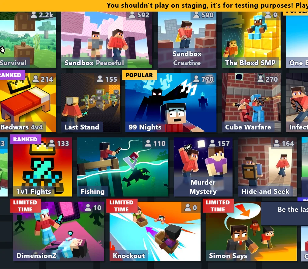 Bloxd is working Fr Fr