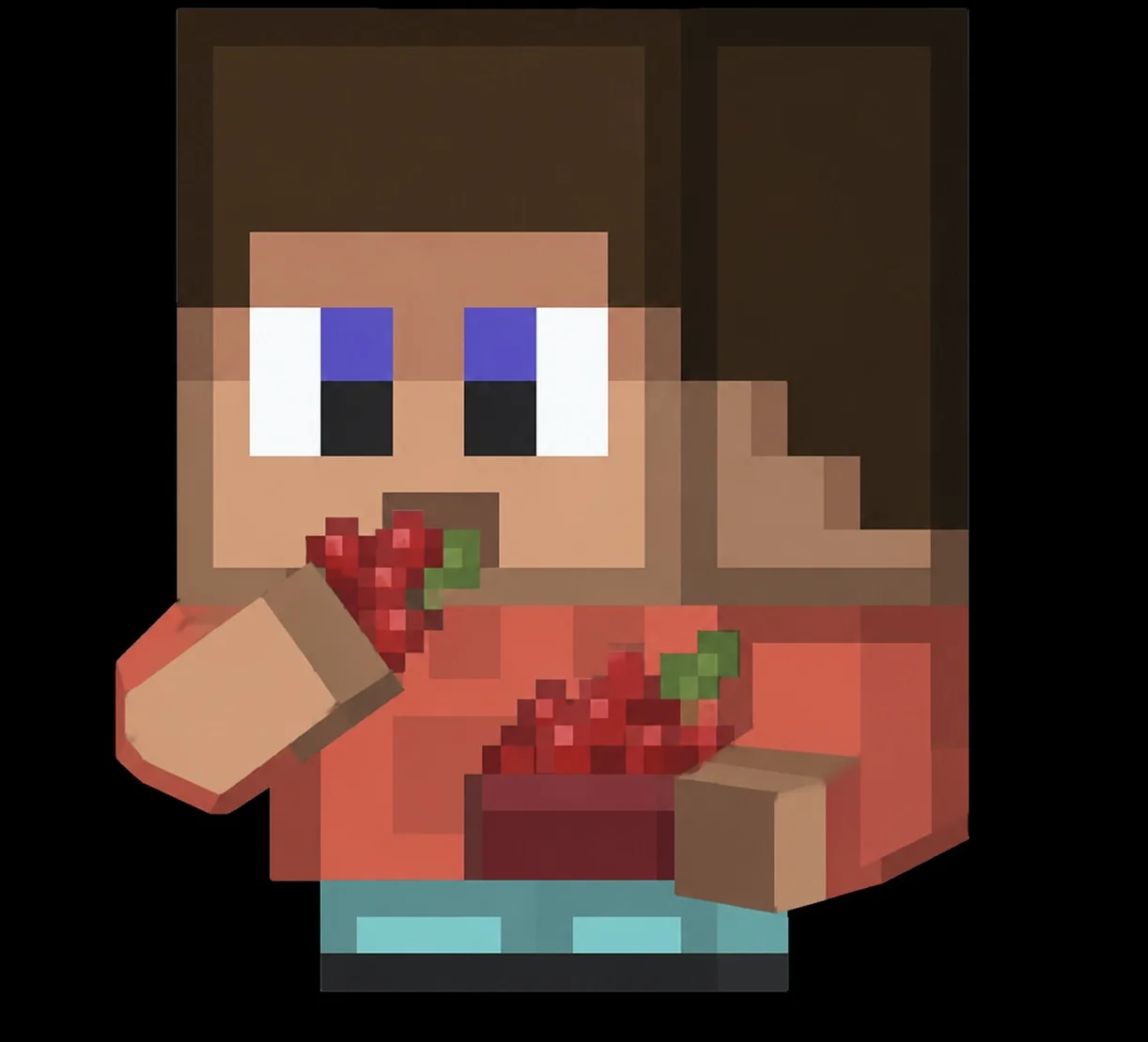 Eating Cranberries one (Bob)