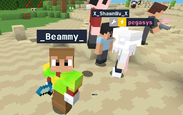 pegasys in survival with guns in lobby 1 spawn :P