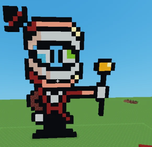 Caine pixel Art