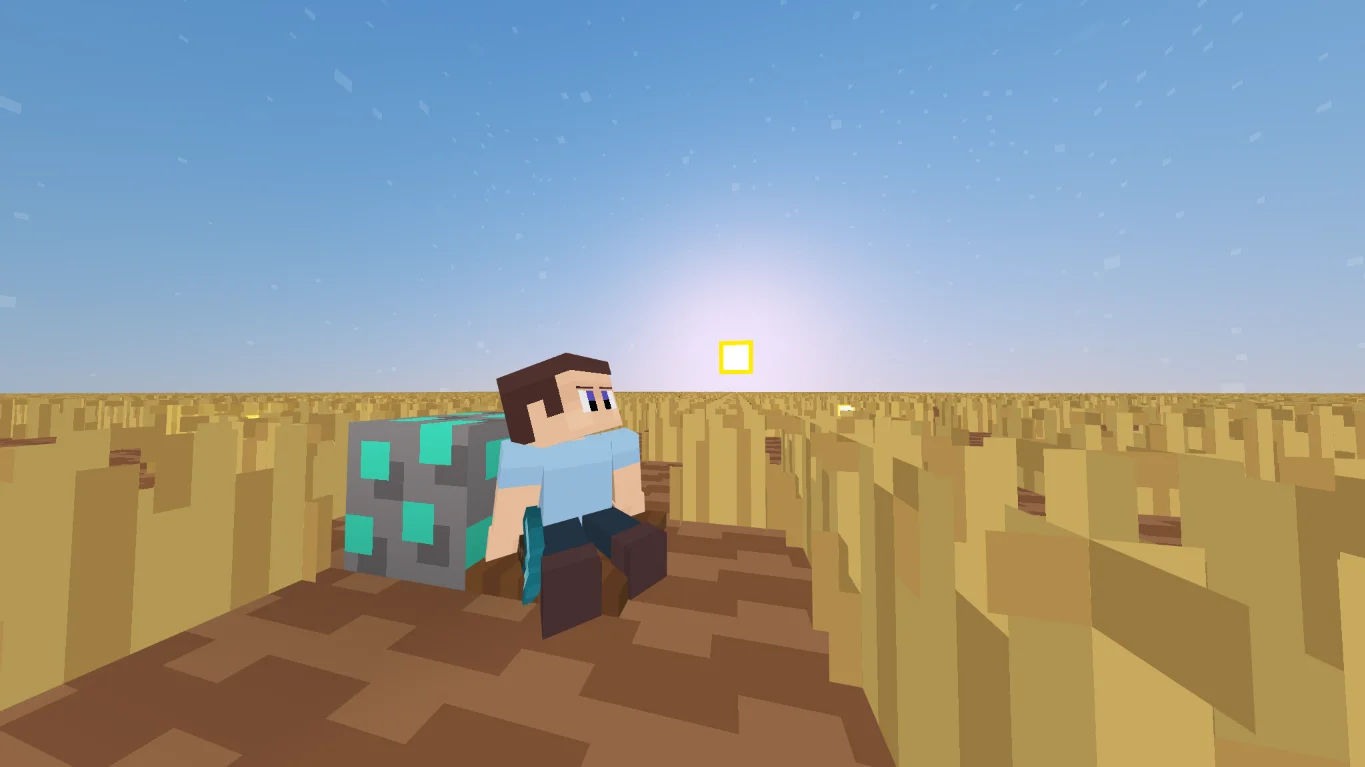 Steve: Finally, I can sit now with a cushion, Ty Mojang!