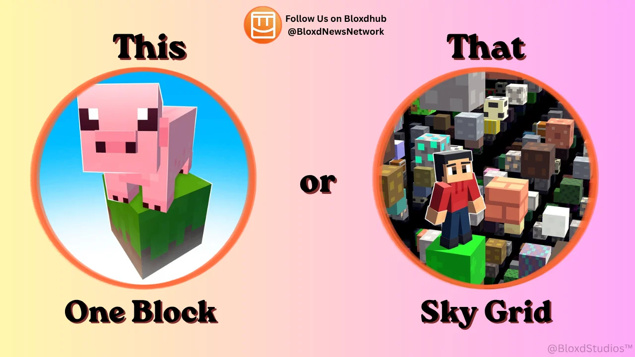 This or That series: Bloxd Edition (part 4) which one would you keep?